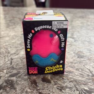 Chicka DeeDoos Pink & Blue Squeeze Toy - NeeDoh Sensory Plush
